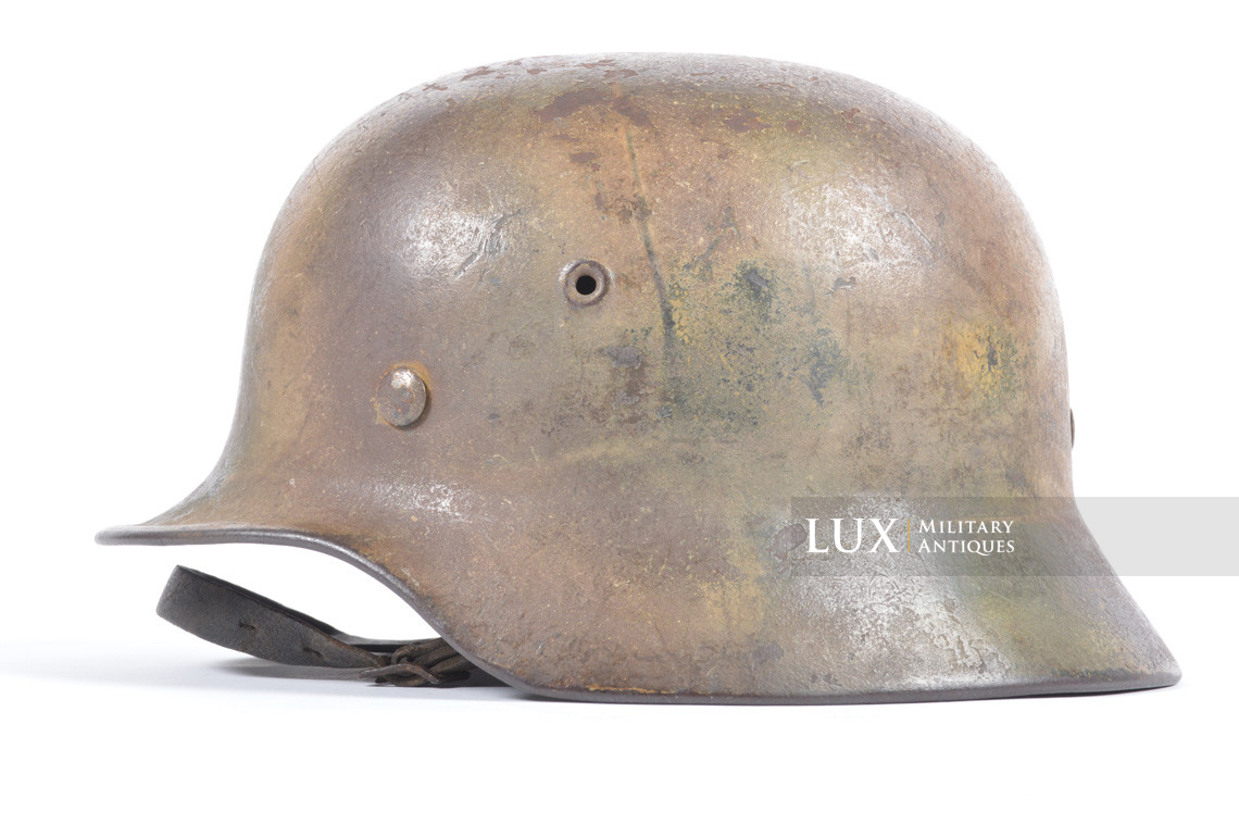 M40 Heer three tone ex-baling wire camouflage helmet, « Normandy » - photo 4