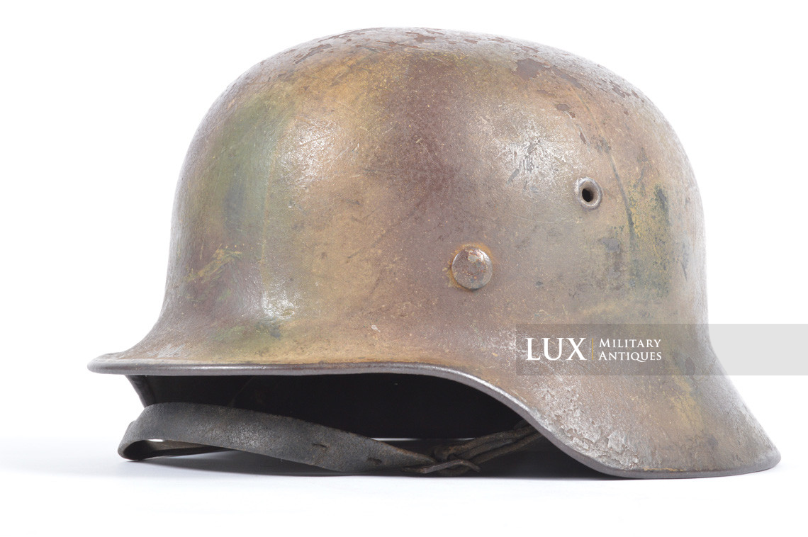 M40 Heer three tone ex-baling wire camouflage helmet, « Normandy » - photo 7