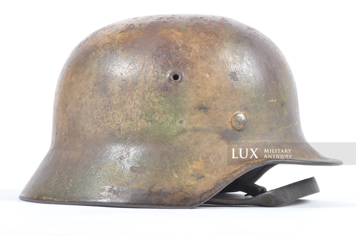 M40 Heer three tone ex-baling wire camouflage helmet, « Normandy » - photo 10