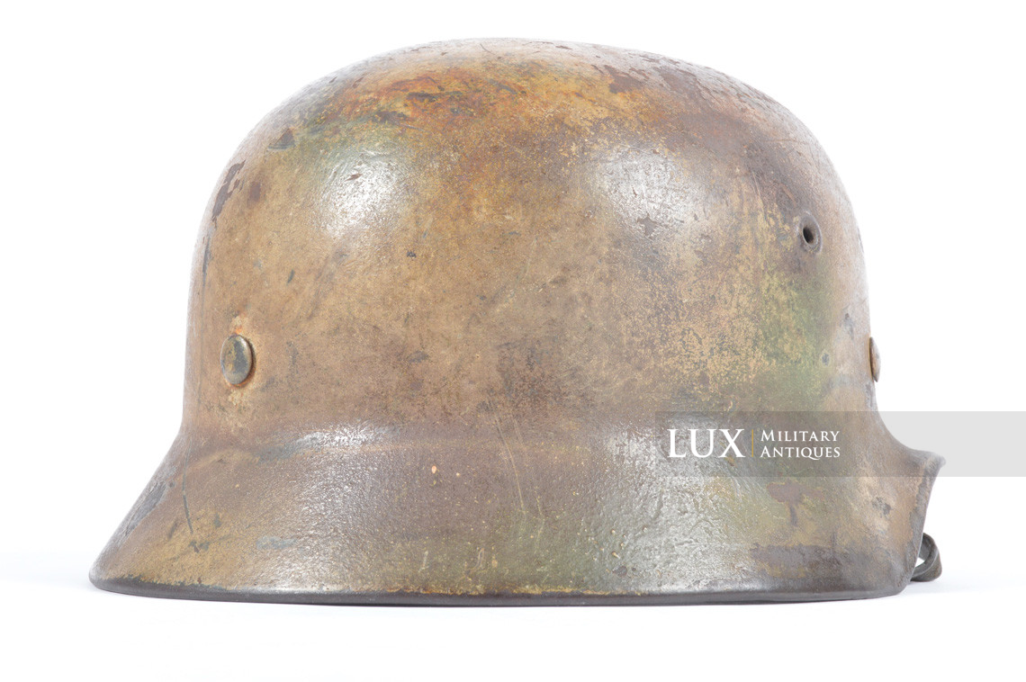 M40 Heer three tone ex-baling wire camouflage helmet, « Normandy » - photo 11