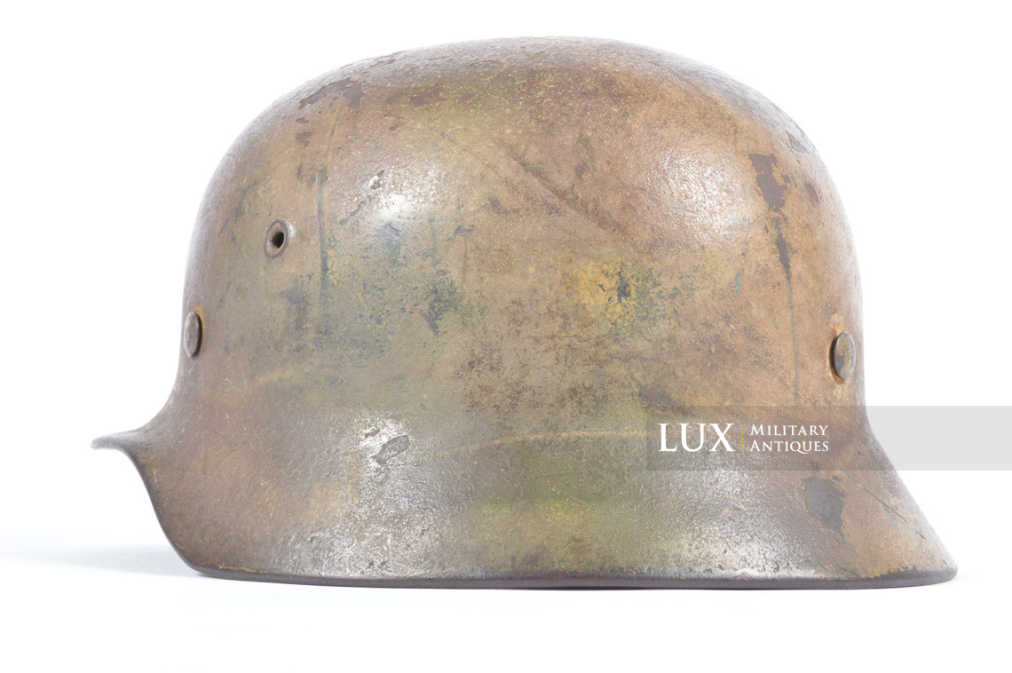 Casque M40 Heer camouflé 3 tons ex-fil de fer, « Normandie » - photo 13