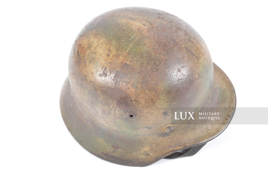 M40 Heer three tone ex-baling wire camouflage helmet, « Normandy » - photo 15