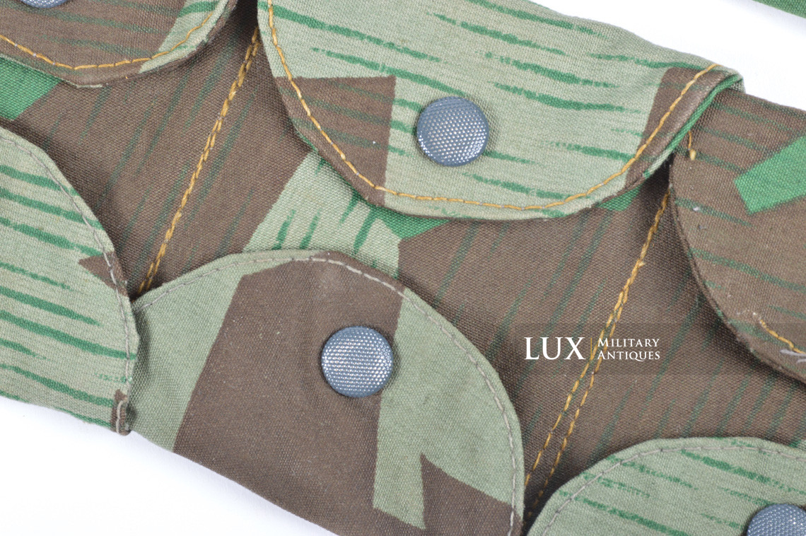 German paratrooper's k98 splinter camouflage ammunition bandoleer, « RBNr / 1943 » - photo 11