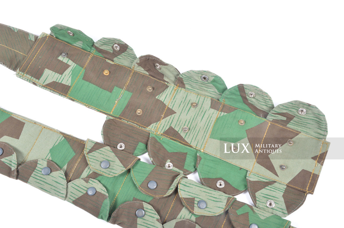 German paratrooper's k98 splinter camouflage ammunition bandoleer, « RBNr / 1943 » - photo 21