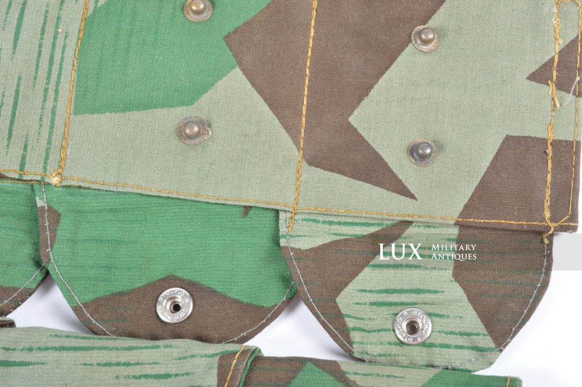 German paratrooper's k98 splinter camouflage ammunition bandoleer, « RBNr / 1943 » - photo 23