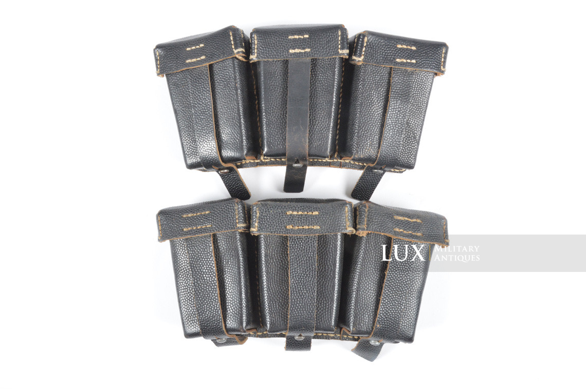 Unissued matching pair of late war k98 ammunition pouches, RBNr « 1/0390/0115 » - photo 4