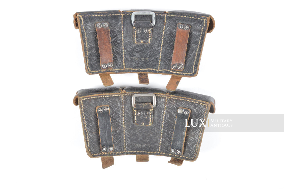 Unissued matching pair of late war k98 ammunition pouches, RBNr « 1/0390/0115 » - photo 7