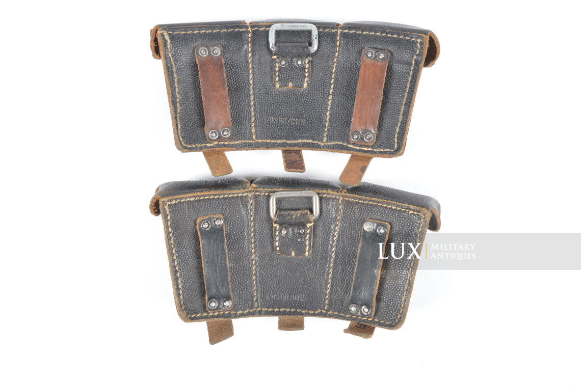 Unissued matching pair of late war k98 ammunition pouches, RBNr « 1/0390/0115 » - photo 7