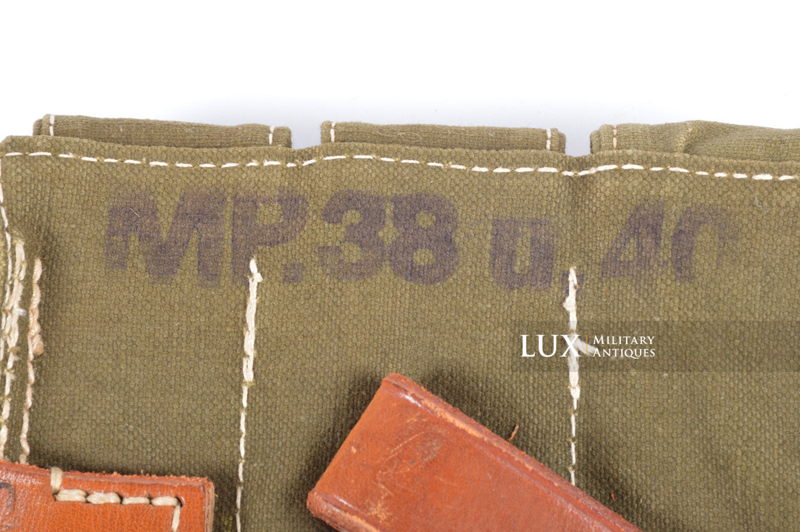 Rare unissued pair of late-war MP38/40 pouches, « gmn1943 » - photo 16
