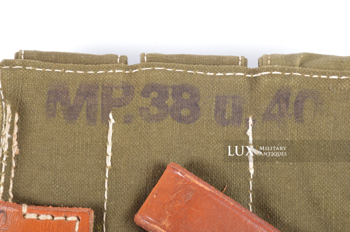 Rare unissued pair of late-war MP38/40 pouches, « gmn1943 » - photo 16