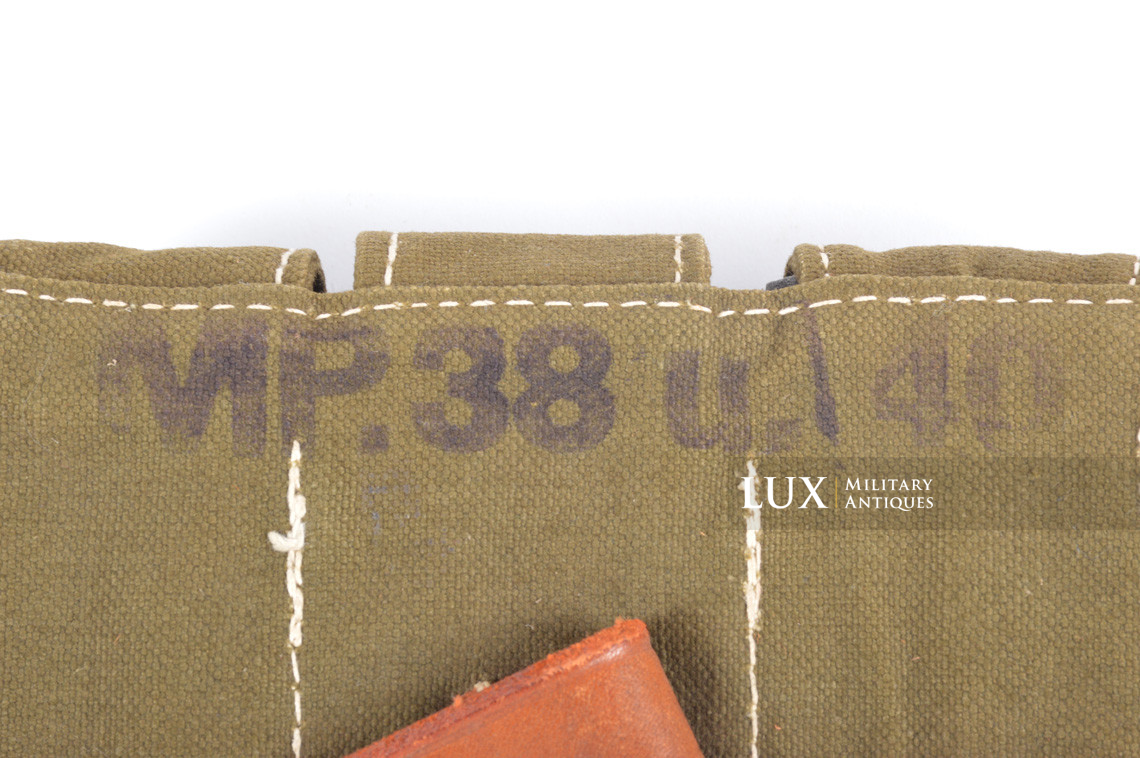 Rare unissued pair of late-war MP38/40 pouches, « gmn1943 » - photo 34