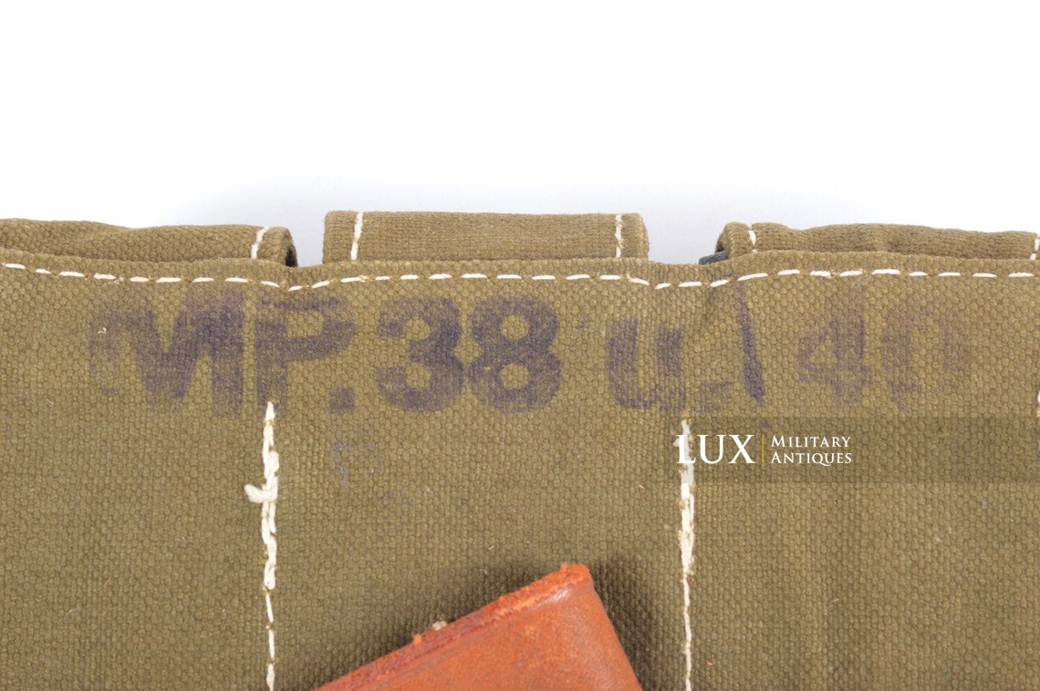 Rare unissued pair of late-war MP38/40 pouches, « gmn1943 » - photo 33