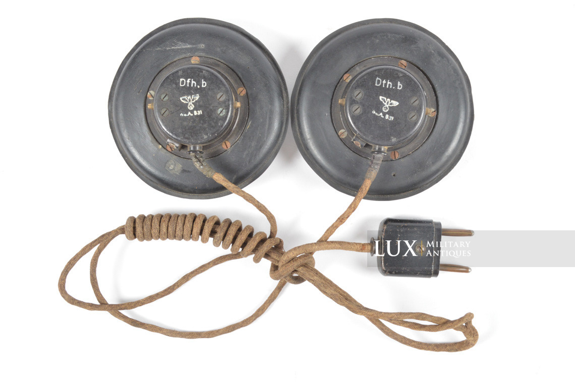 German armored / panzer headphones, « Dfh.b 43 » - photo 16