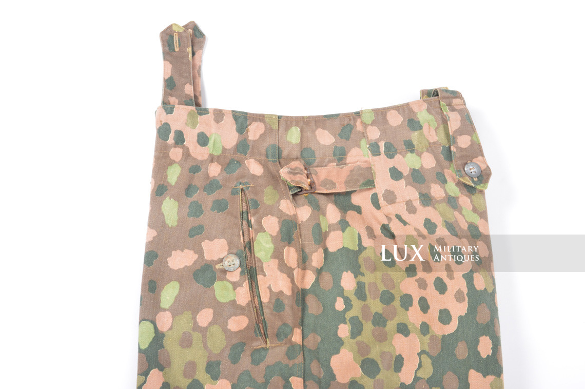 Pantalon Waffen-SS M44 en camouflage petit pois, « coton lisse » - photo 7