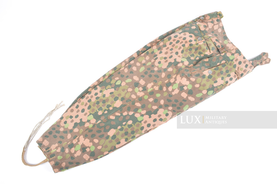 Pantalon Waffen-SS M44 en camouflage petit pois, « coton lisse » - photo 10