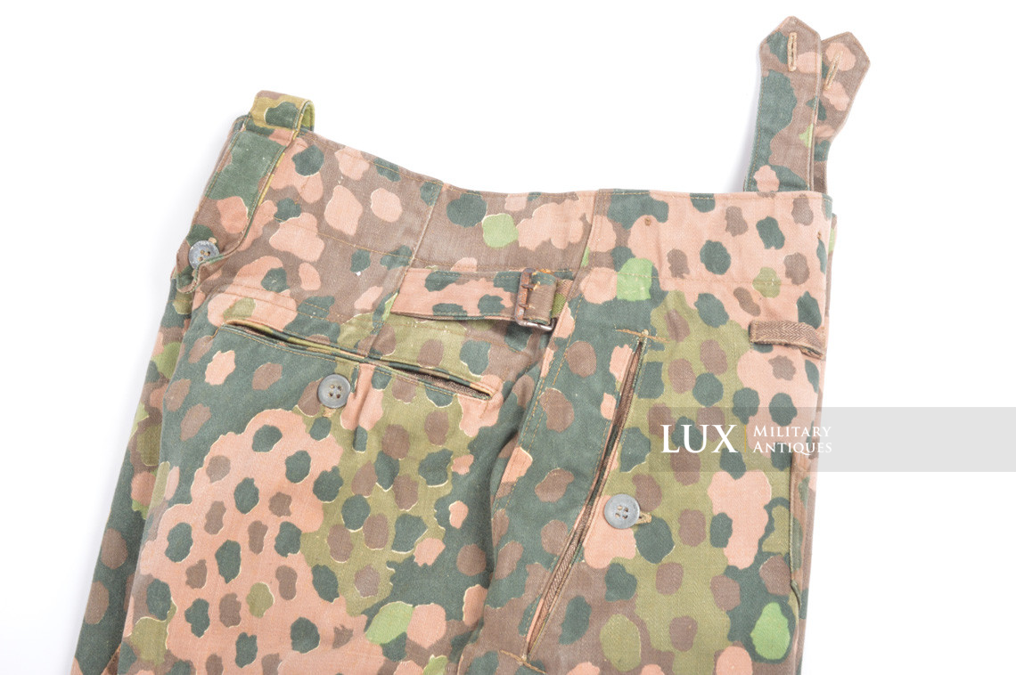 Pantalon Waffen-SS M44 en camouflage petit pois, « coton lisse » - photo 11