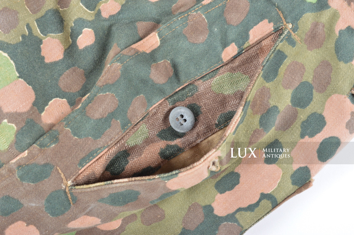 Pantalon Waffen-SS M44 en camouflage petit pois, « coton lisse » - photo 14