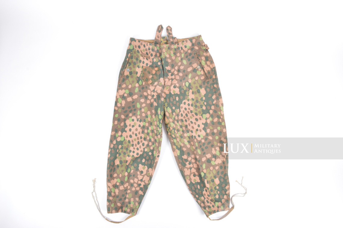 Pantalon Waffen-SS M44 en camouflage petit pois, « coton lisse » - photo 17