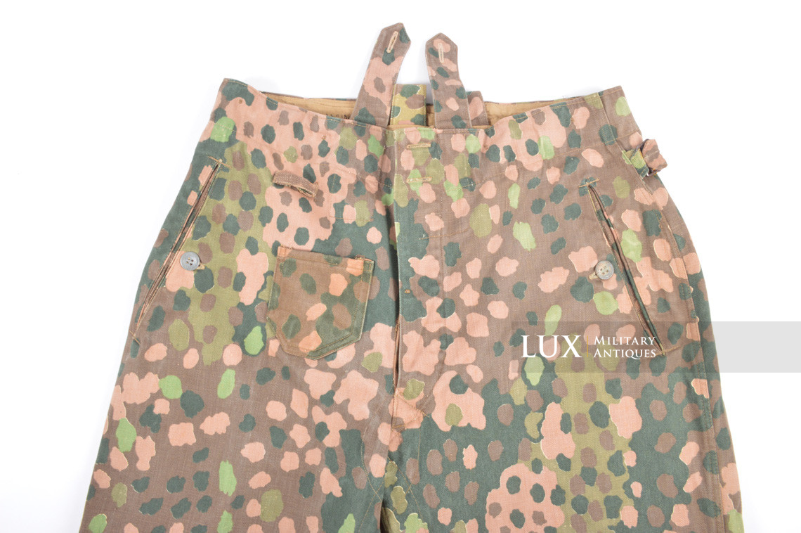 Pantalon Waffen-SS M44 en camouflage petit pois, « coton lisse » - photo 18