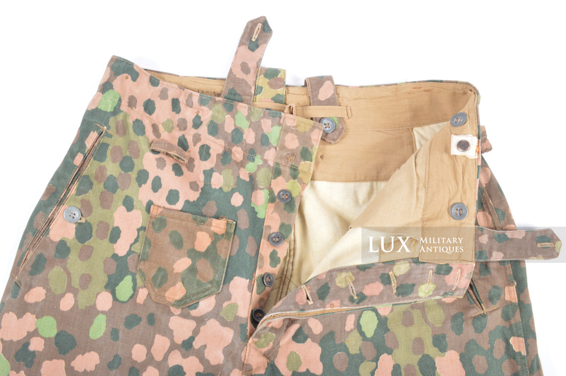 Pantalon Waffen-SS M44 en camouflage petit pois, « coton lisse » - photo 20