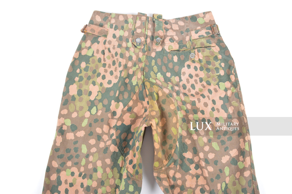 Pantalon Waffen-SS M44 en camouflage petit pois, « coton lisse » - photo 27