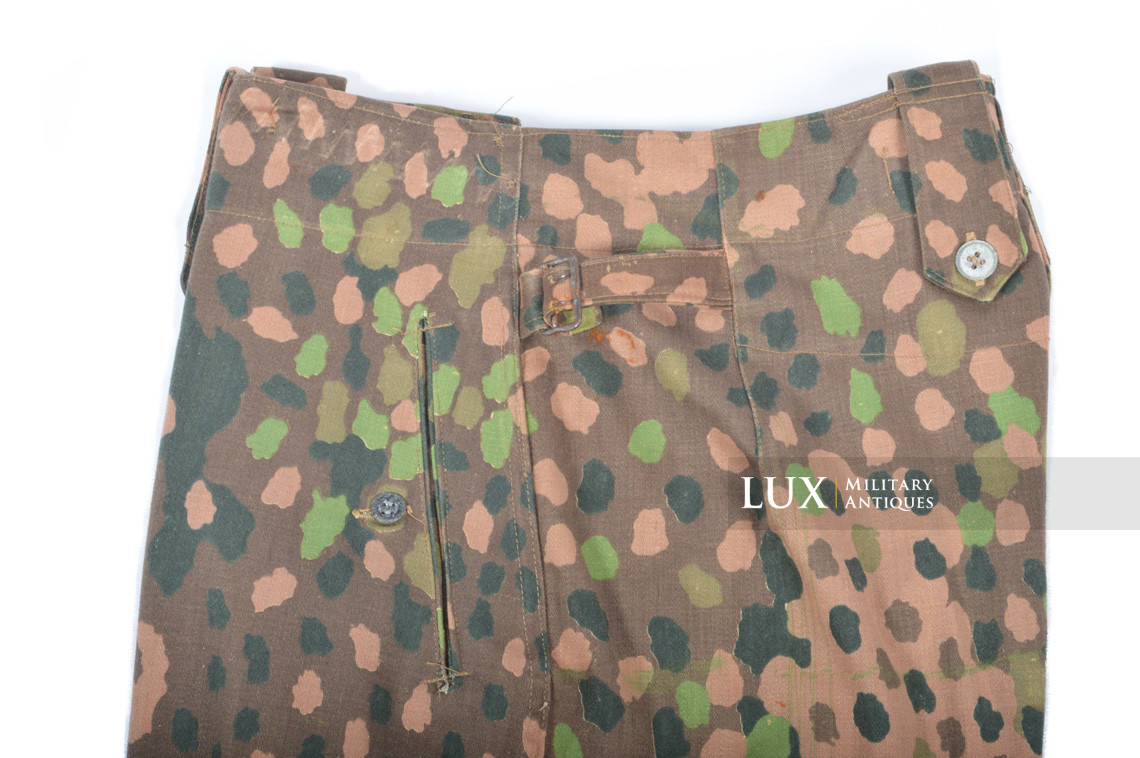 Pantalon Waffen-SS M44 en camouflage petit pois, « coton lisse » - photo 7