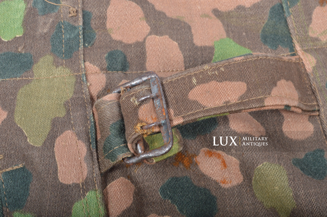 Pantalon Waffen-SS M44 en camouflage petit pois, « coton lisse » - photo 12