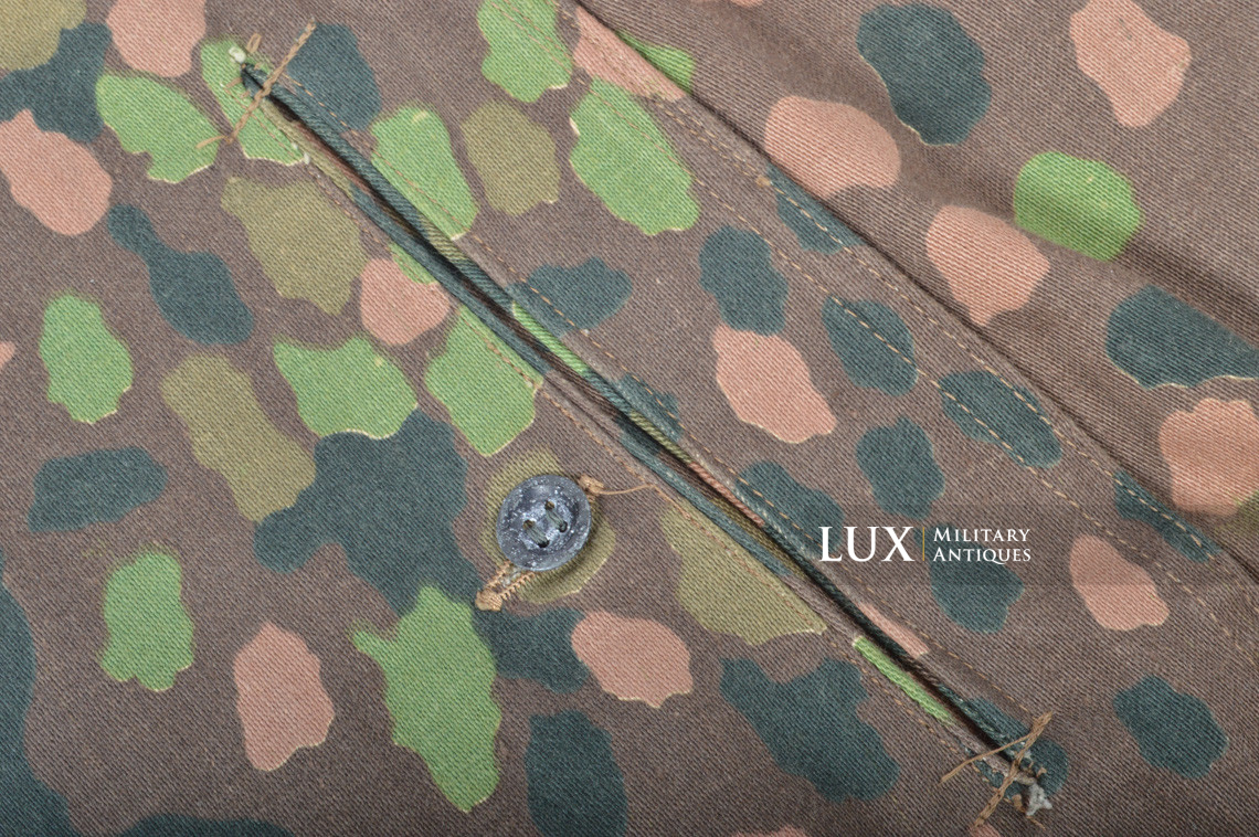 Pantalon Waffen-SS M44 en camouflage petit pois, « coton lisse » - photo 8