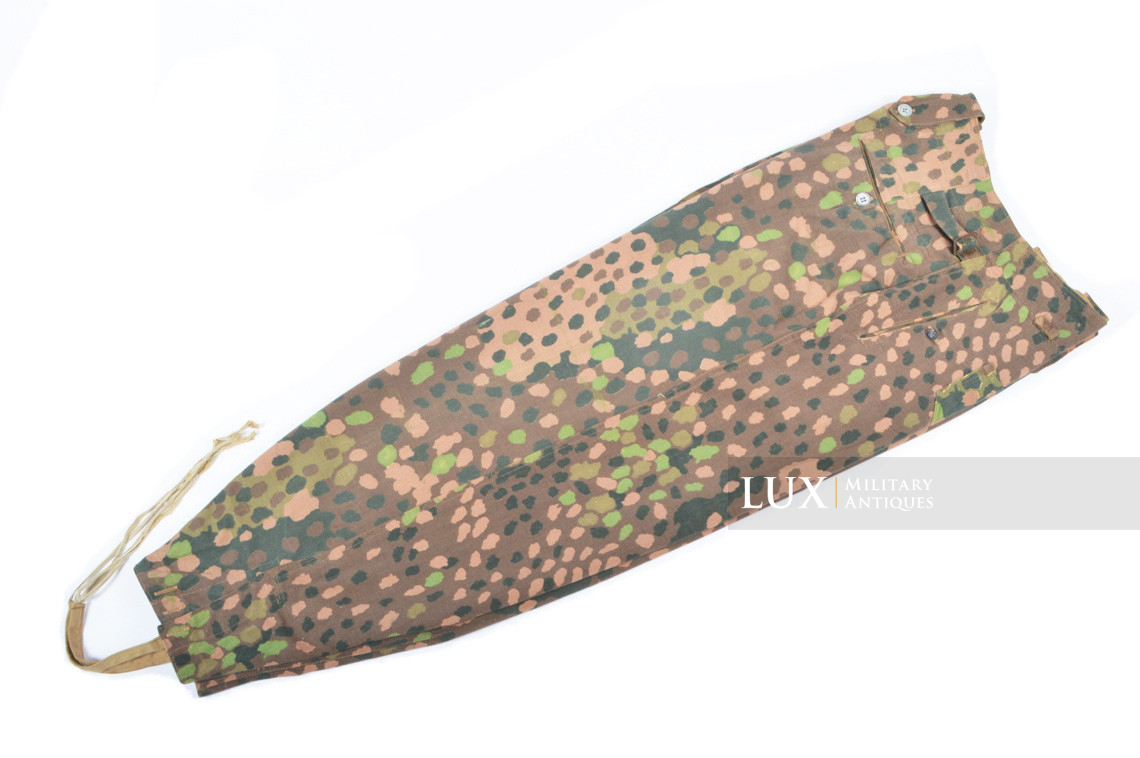 Pantalon Waffen-SS M44 en camouflage petit pois, « coton lisse » - photo 15