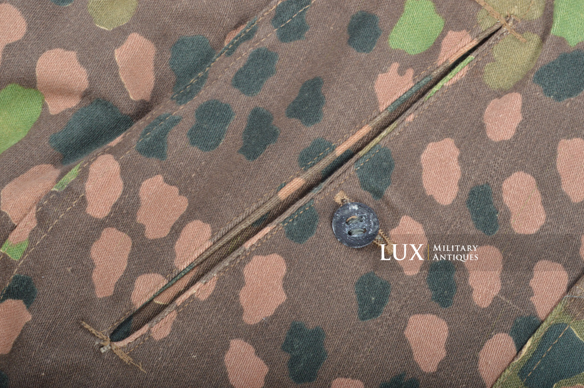 Pantalon Waffen-SS M44 en camouflage petit pois, « coton lisse » - photo 17