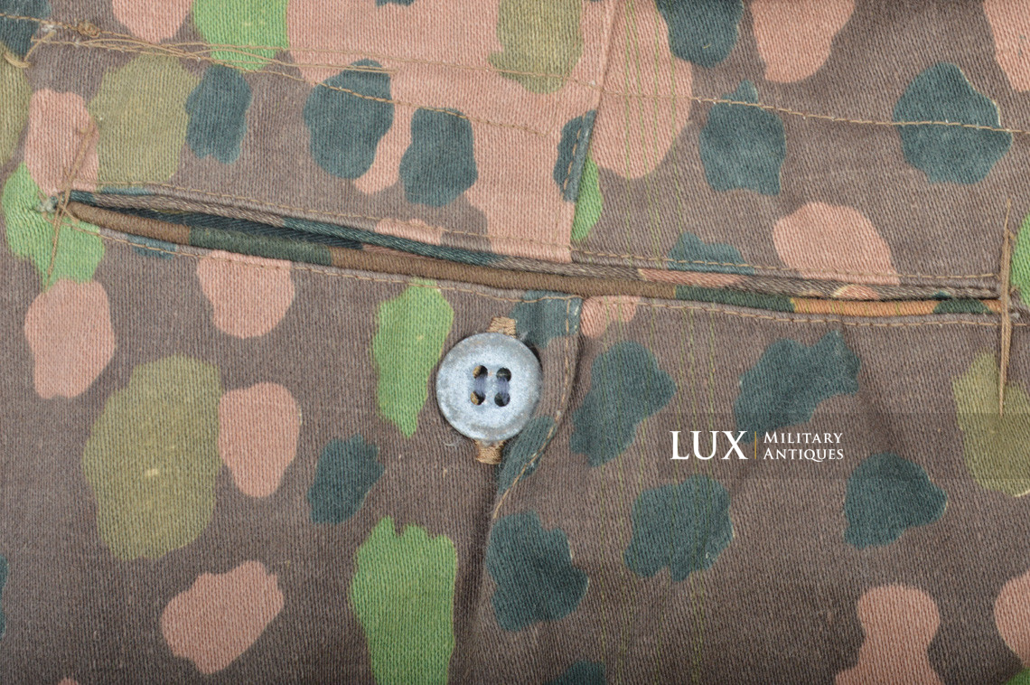 Pantalon Waffen-SS M44 en camouflage petit pois, « coton lisse » - photo 21