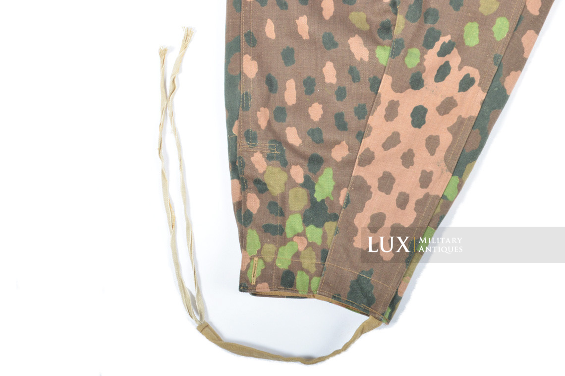 Pantalon Waffen-SS M44 en camouflage petit pois, « coton lisse » - photo 28