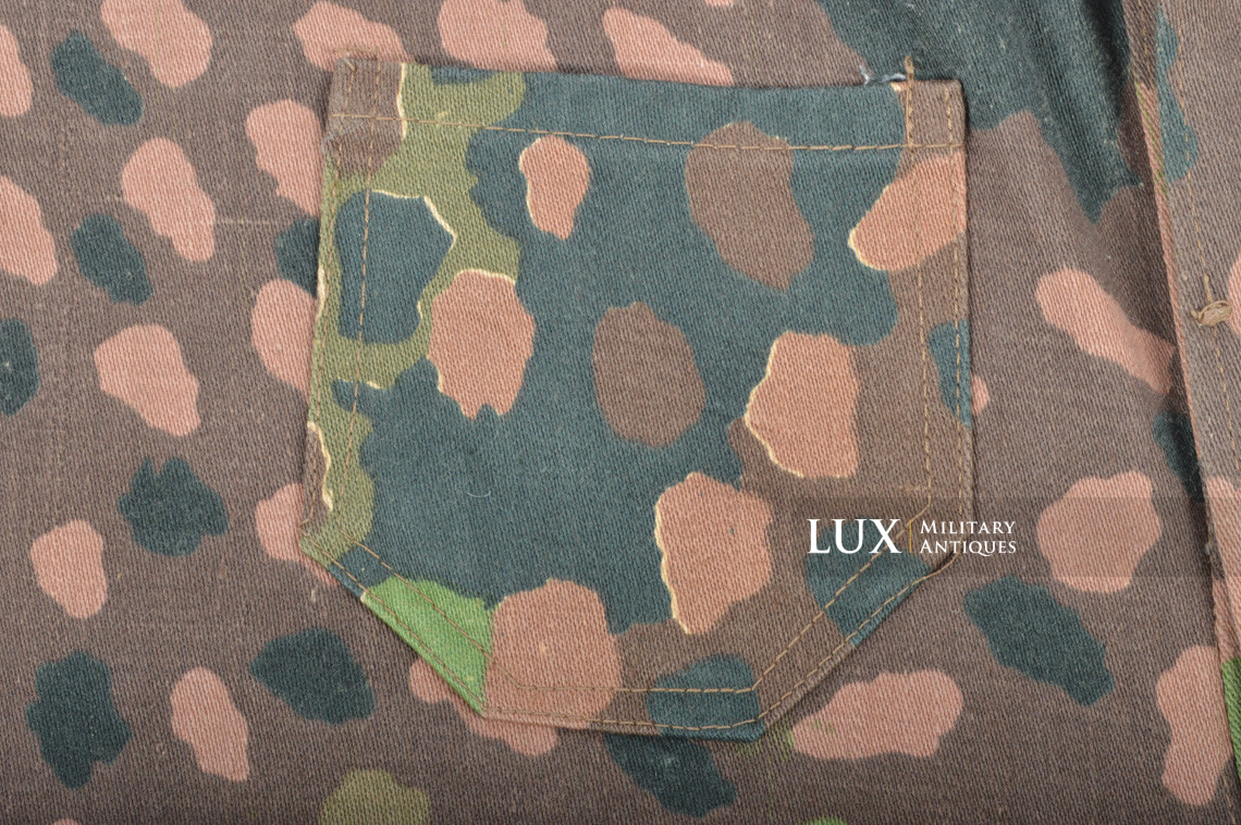 Pantalon Waffen-SS M44 en camouflage petit pois, « coton lisse » - photo 25