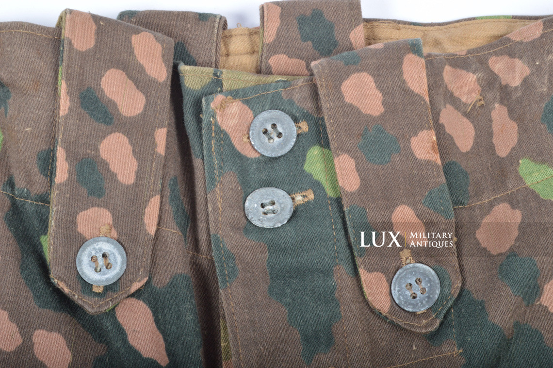 Pantalon Waffen-SS M44 en camouflage petit pois, « coton lisse » - photo 27