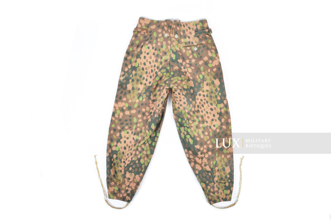 Pantalon Waffen-SS M44 en camouflage petit pois, « coton lisse » - photo 30