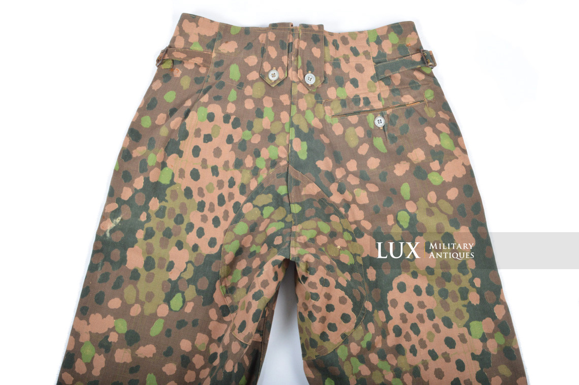 Pantalon Waffen-SS M44 en camouflage petit pois, « coton lisse » - photo 31