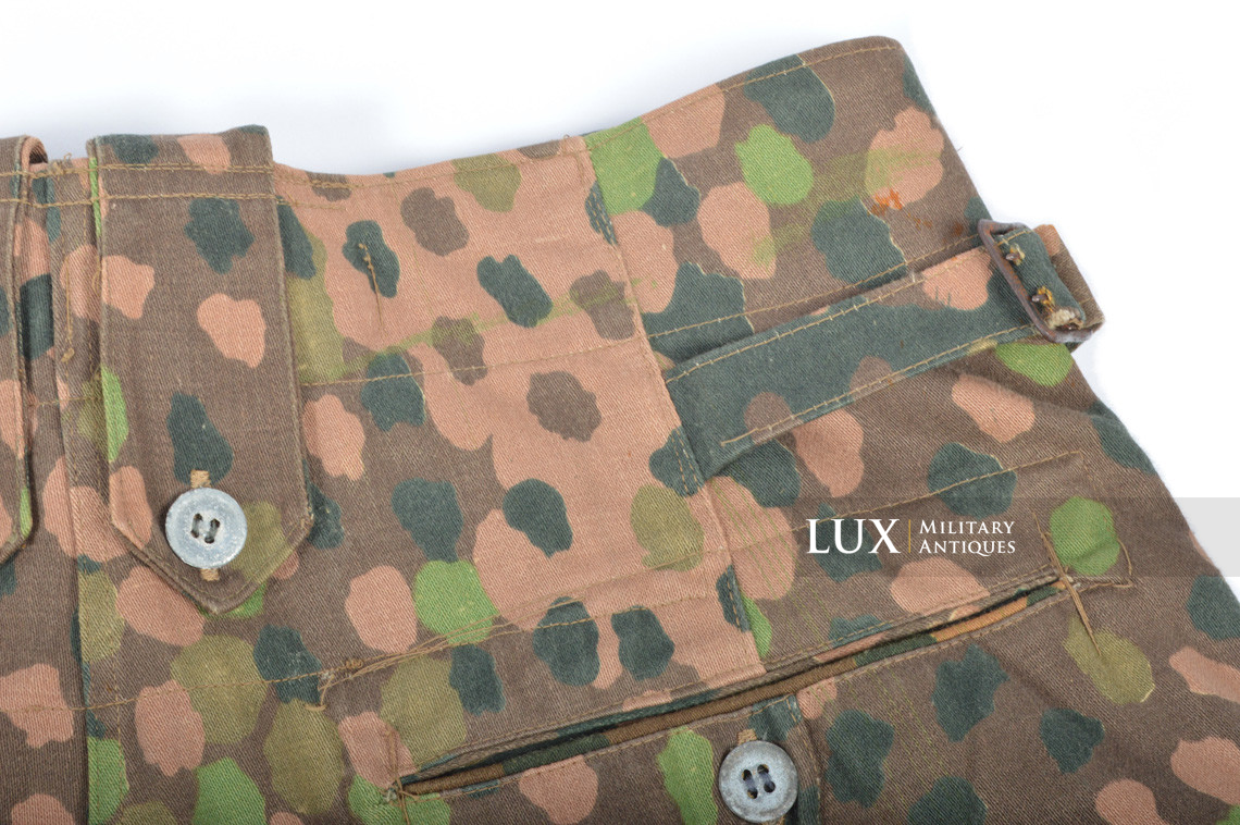 Pantalon Waffen-SS M44 en camouflage petit pois, « coton lisse » - photo 33