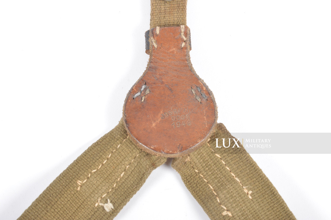 Unissued German tropical webbing Y-straps, « 1943 » - photo 20