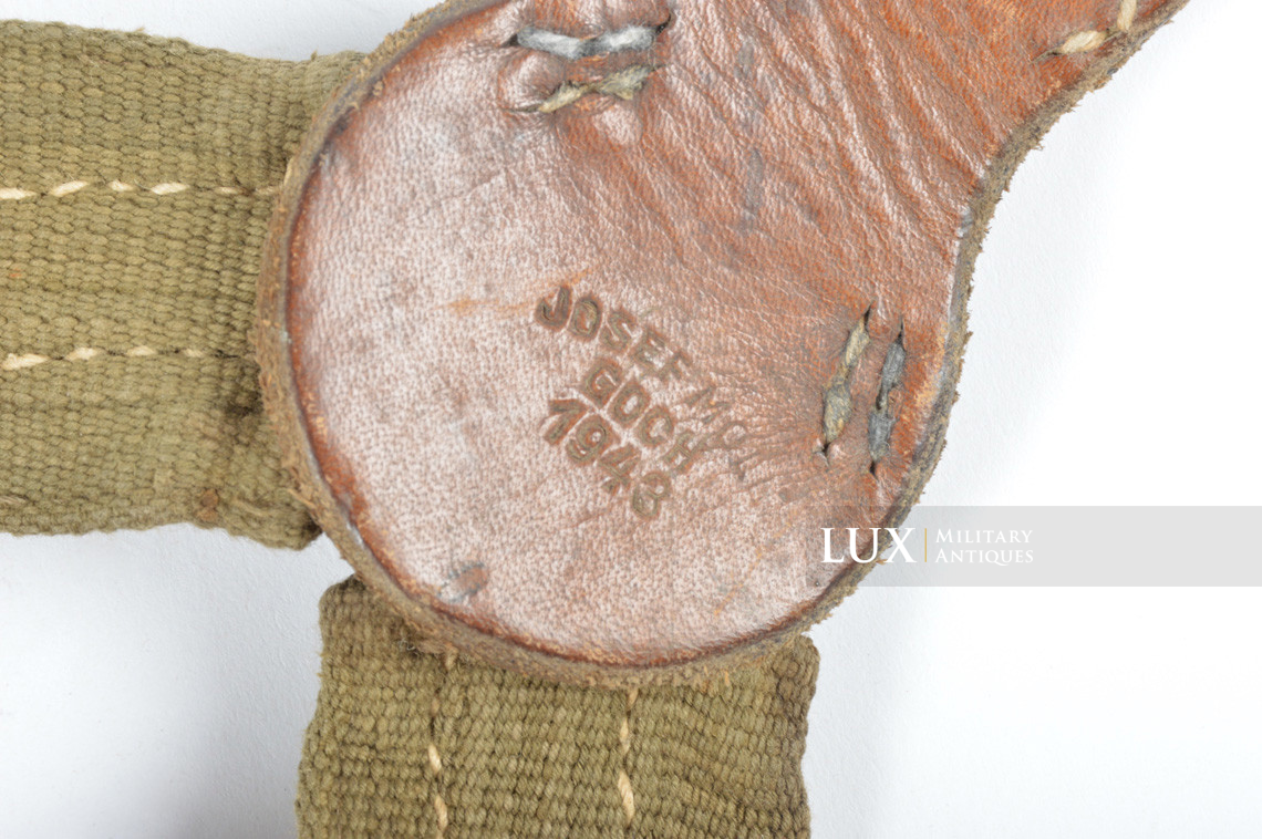 Unissued German tropical webbing Y-straps, « 1943 » - photo 24