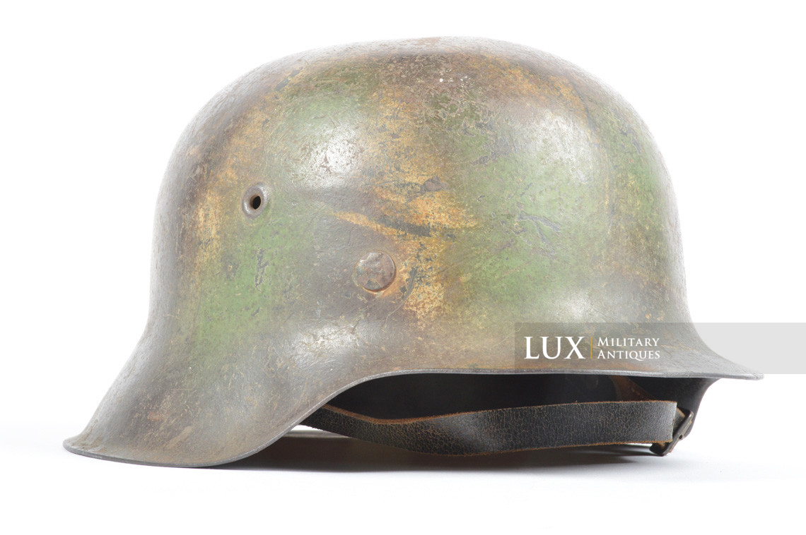 Casque M42 Heer camouflé 3 tons ex-fil de fer, « Normandie » - photo 9