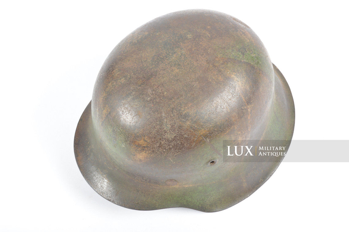 Casque M42 Heer camouflé 3 tons ex-fil de fer, « Normandie » - photo 14