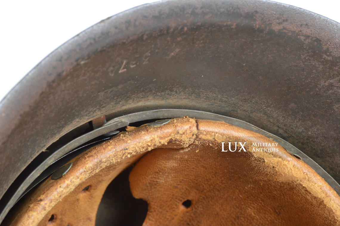 Casque M42 Heer camouflé 3 tons ex-fil de fer, « Normandie » - photo 46