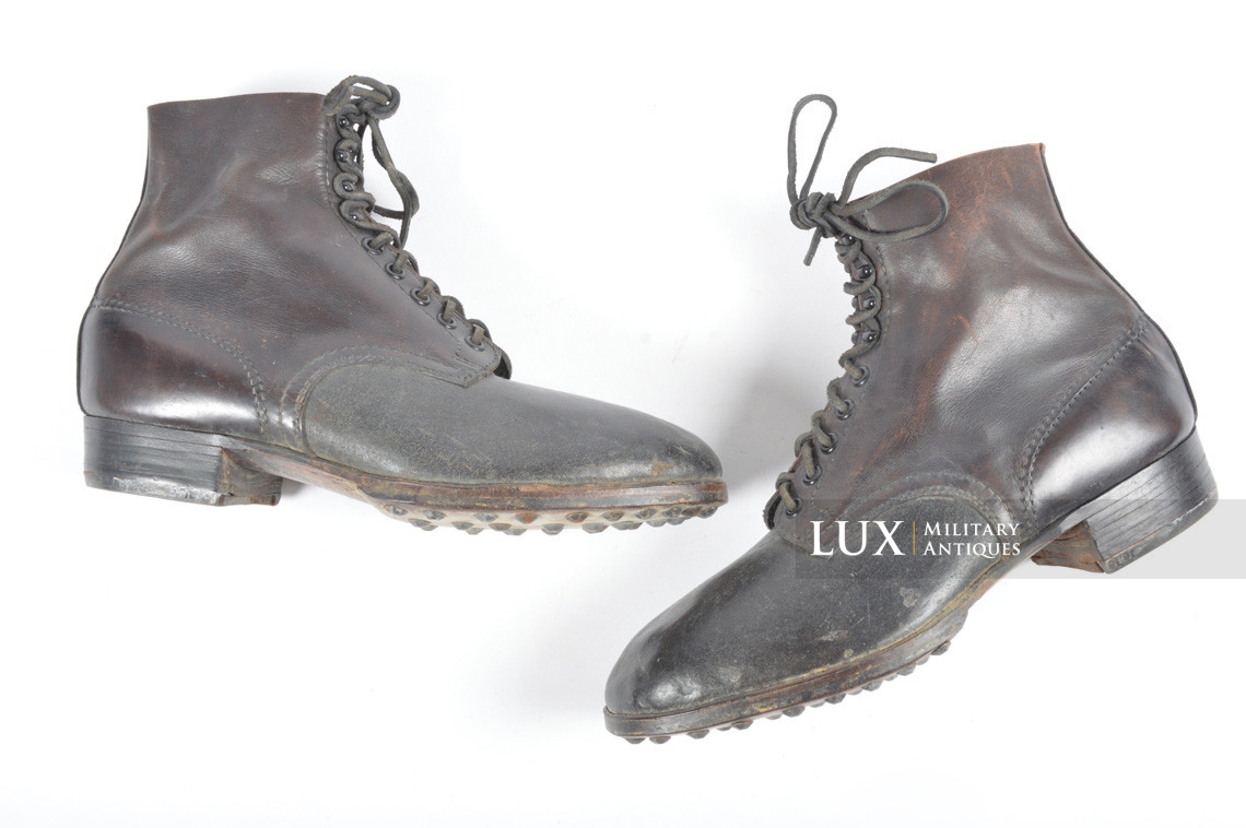 Unissued early-war German low ankle combat boots, « ROVO 1940 » - photo 4
