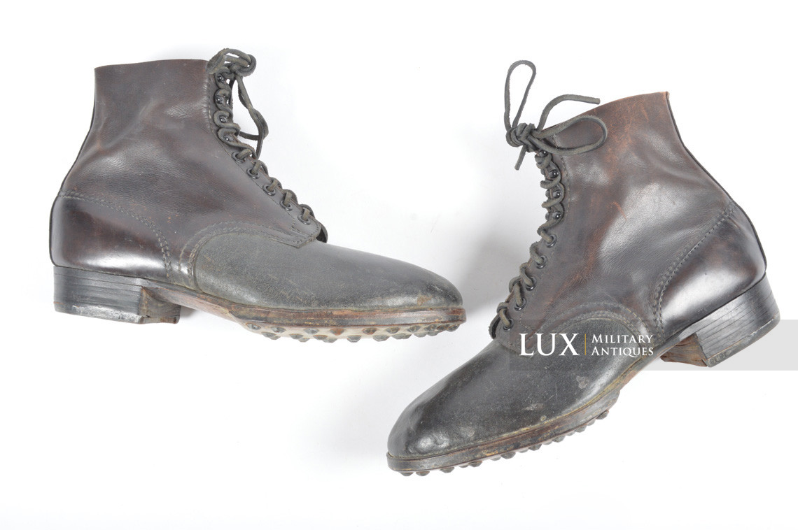 Unissued early-war German low ankle combat boots, « ROVO 1940 » - photo 4