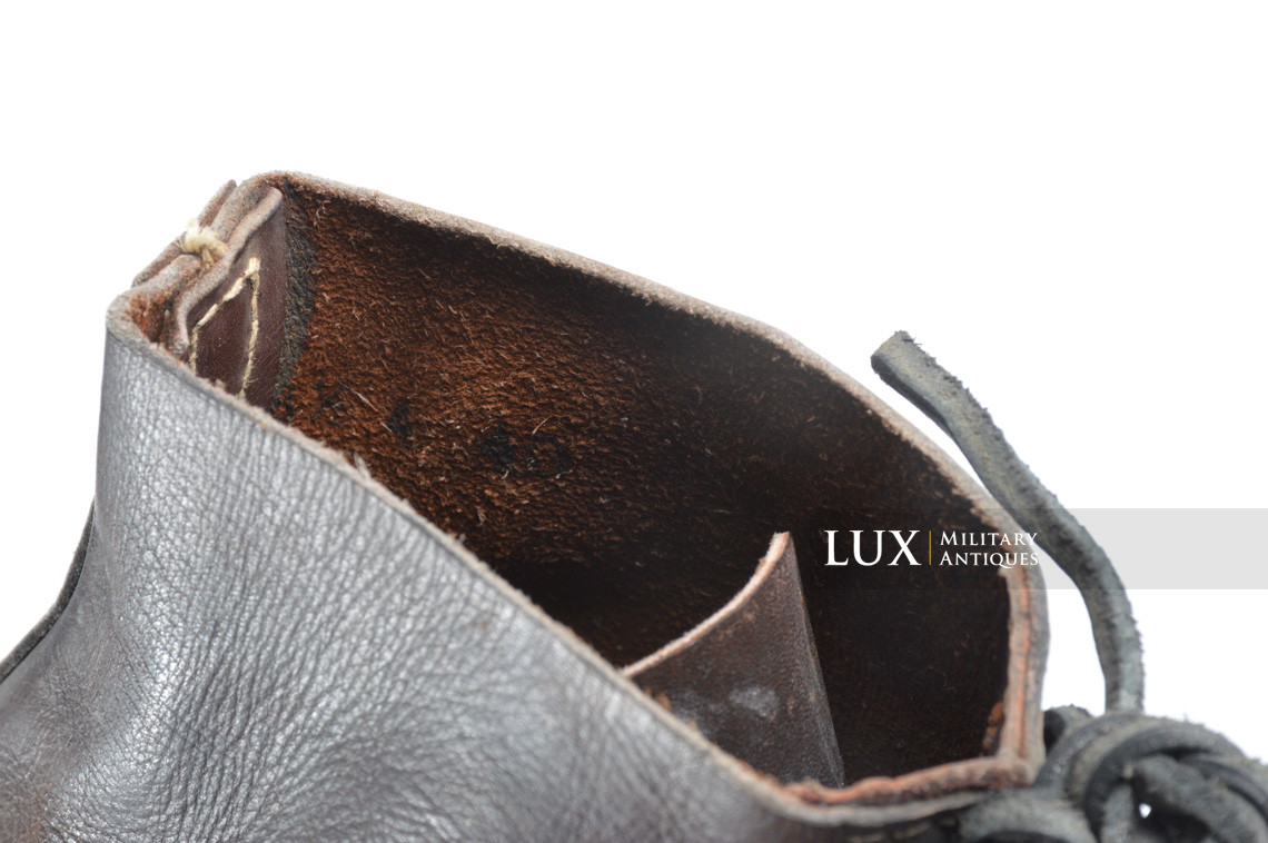 Unissued early-war German low ankle combat boots, « ROVO 1940 » - photo 26