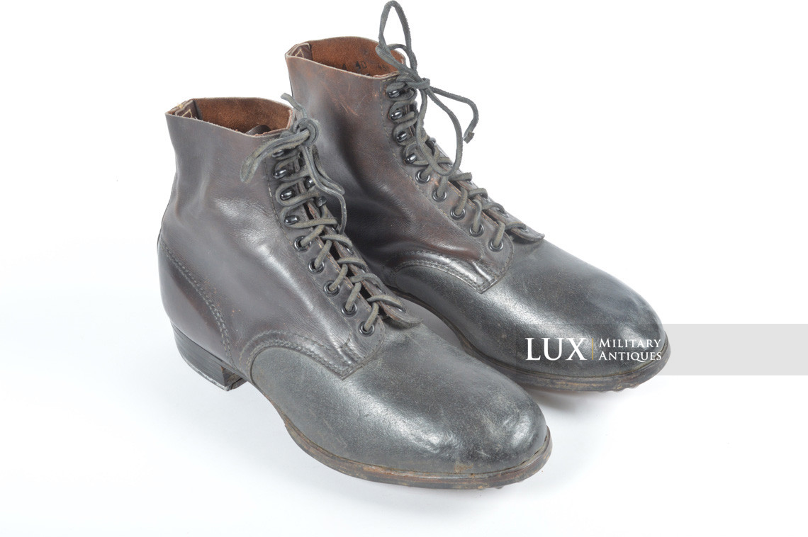 Unissued early-war German low ankle combat boots, « ROVO 1940 » - photo 9
