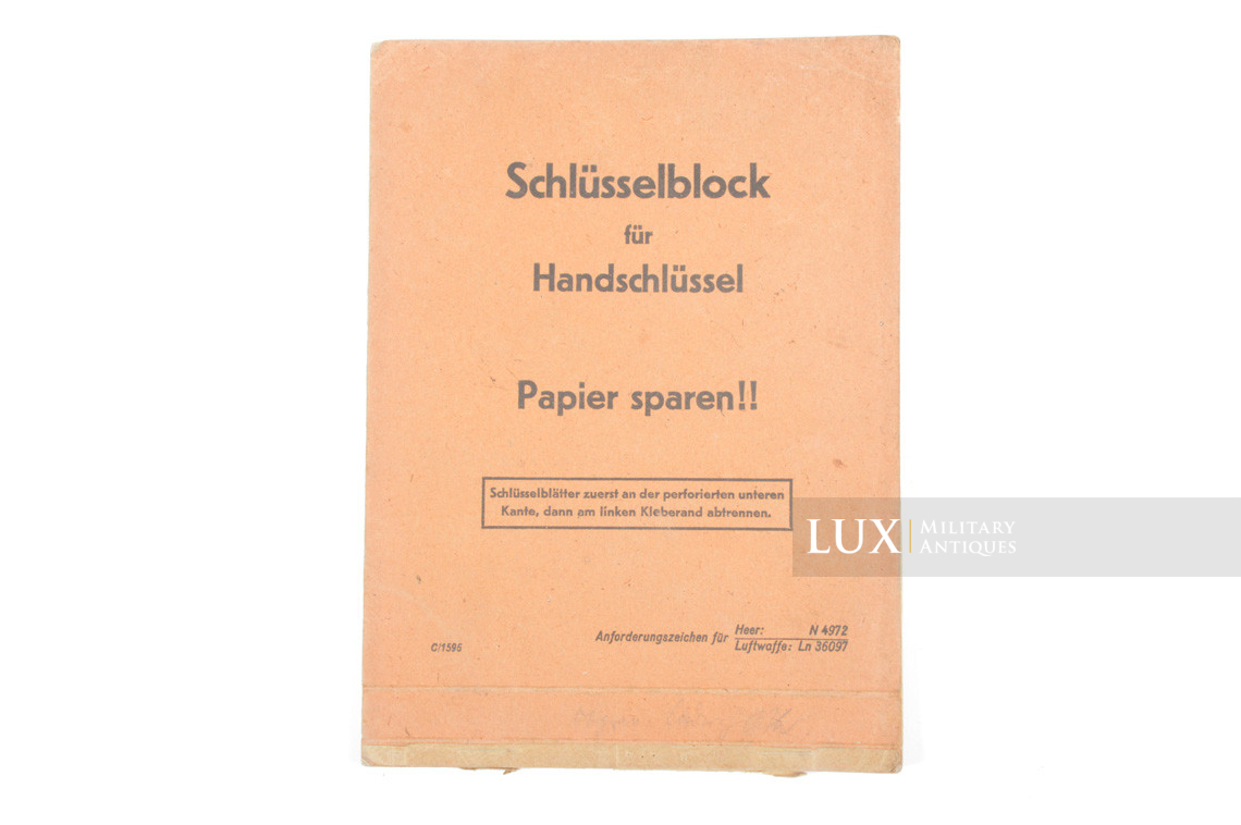 German tracing-graph and communications paper block,  « Heer - Luftwaffe » - photo 4