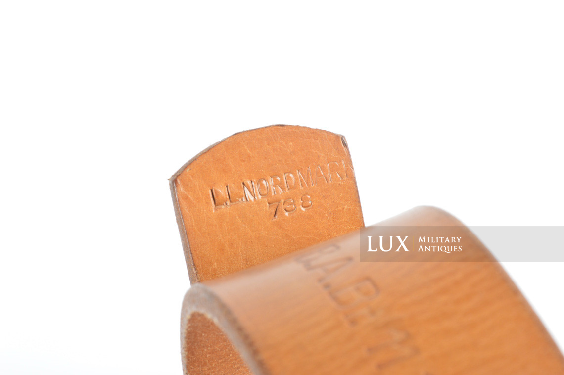 Unissued early German leather belt in natural brown leather, « 1939 » - photo 11