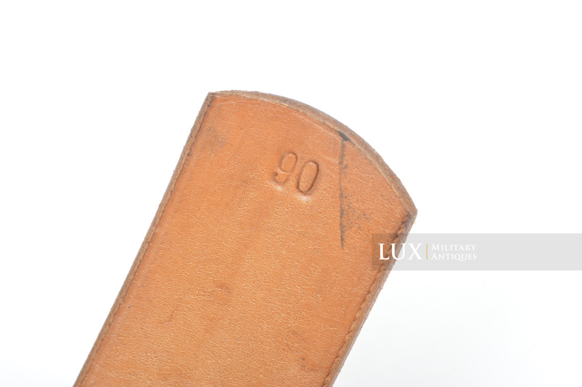 Unissued early German leather belt in natural brown leather, « 1939 » - photo 15