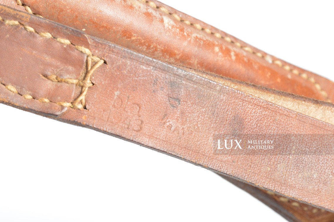 Bretelle de transport en cuir pour MG34/42, « bla 1943 » - photo 14
